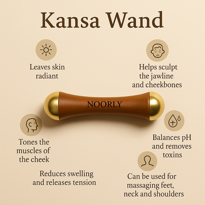 Noorly™ Ayurvedic Kansa Healing Wand