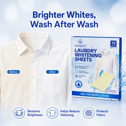 Noorly WhiteRevive Laundry Whitening Sheets