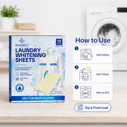 Noorly WhiteRevive Laundry Whitening Sheets