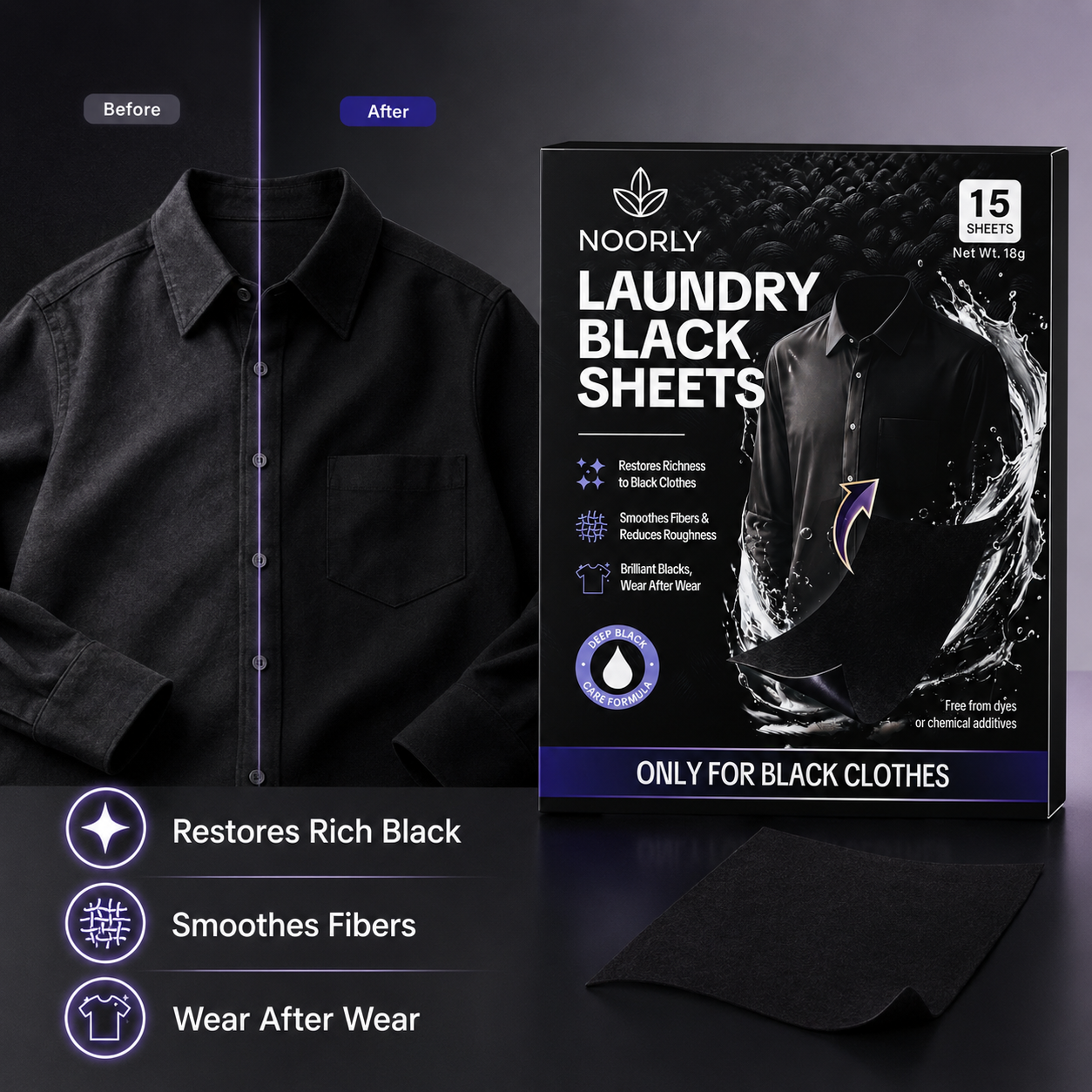 Noorly BlackCare Dye Sheets
