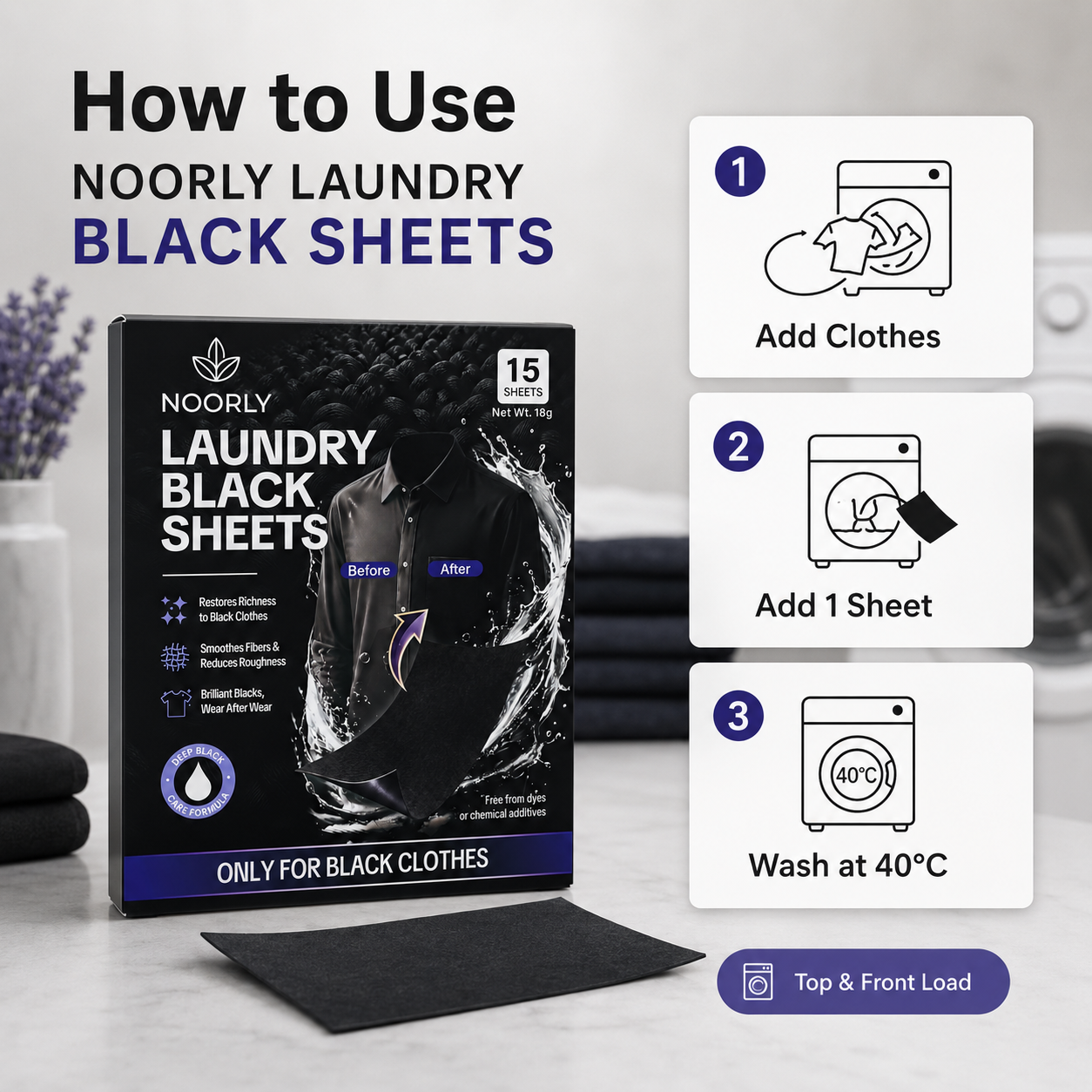 Noorly BlackCare Dye Sheets