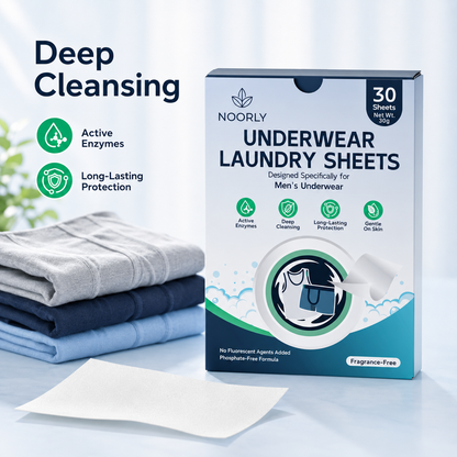 Noorly Men’s IntimateCare Underwear Laundry Sheets