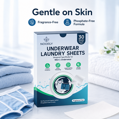 Noorly Men’s IntimateCare Underwear Laundry Sheets