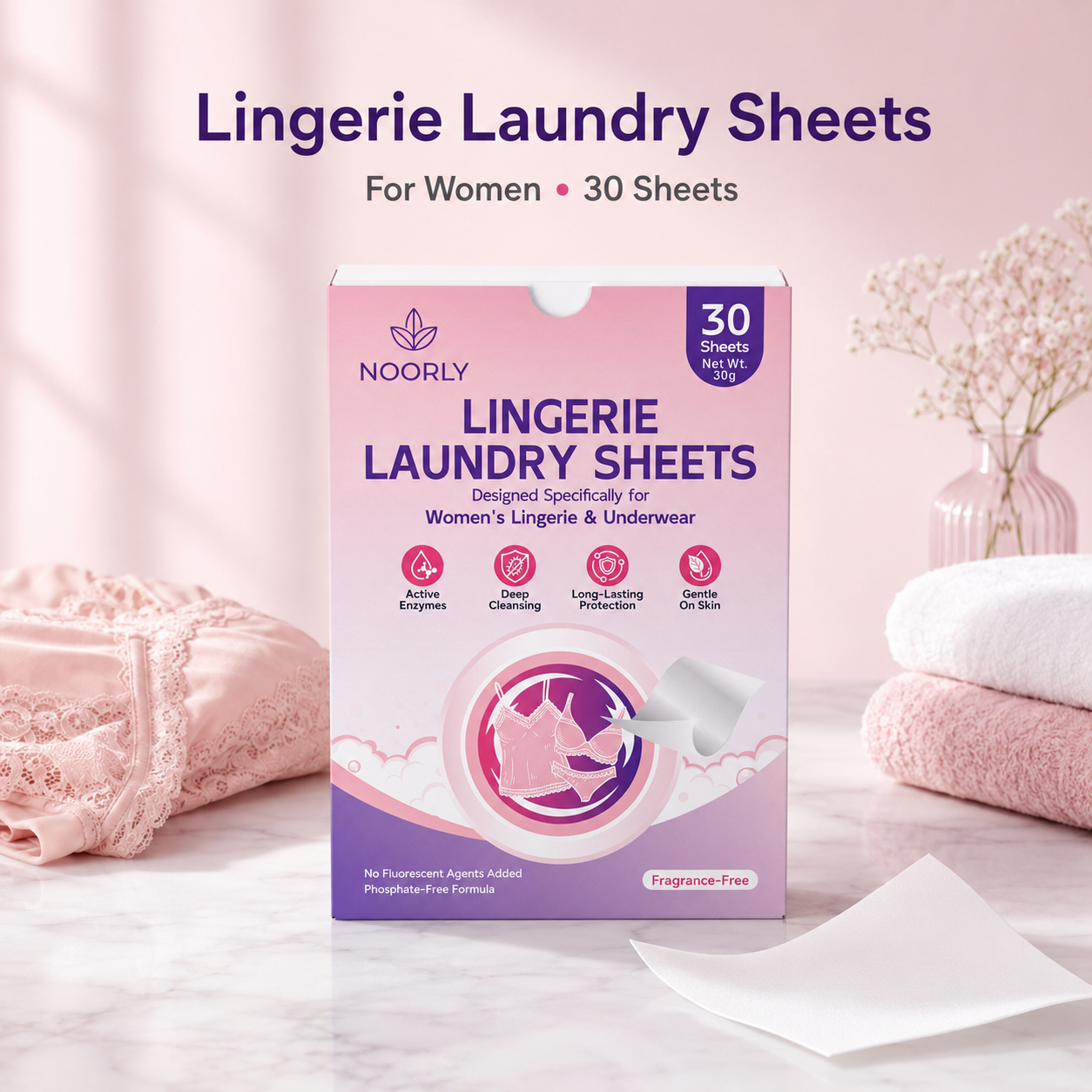 Noorly LaceCare Lingerie Laundry Sheets