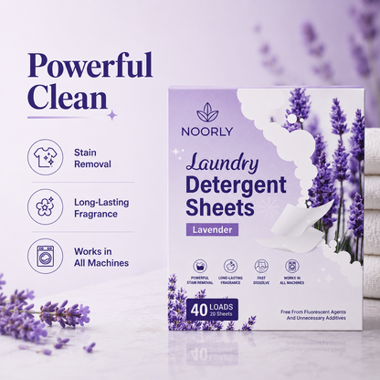 Noorly™ Lavender Laundry Detergent Sheets (Regular Pack)
