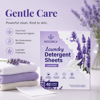Noorly™ Lavender Laundry Detergent Sheets (Regular Pack)