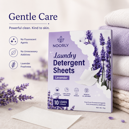 Noorly Lavender Laundry Detergent Sheets (Trial Pack)