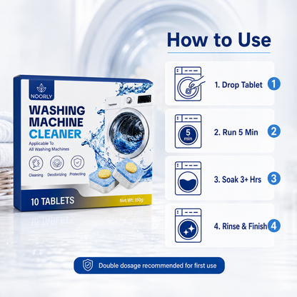 Noorly WashPure Washing Machine Cleaner Tablets
