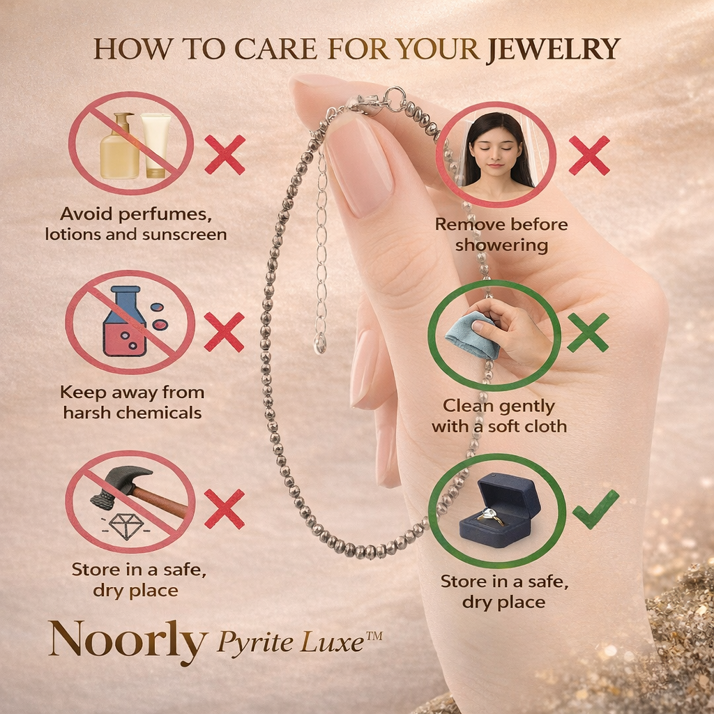 Noorly Pyrite Luxe ™️ Anklet