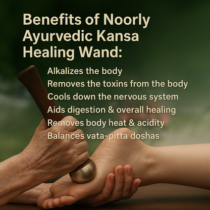 Noorly™ Ayurvedic Kansa Healing Wand