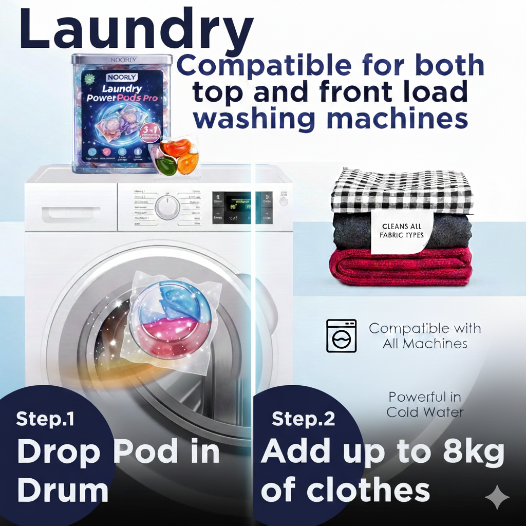 Noorly™ 5-in-1 Laundry PowerPods Pro