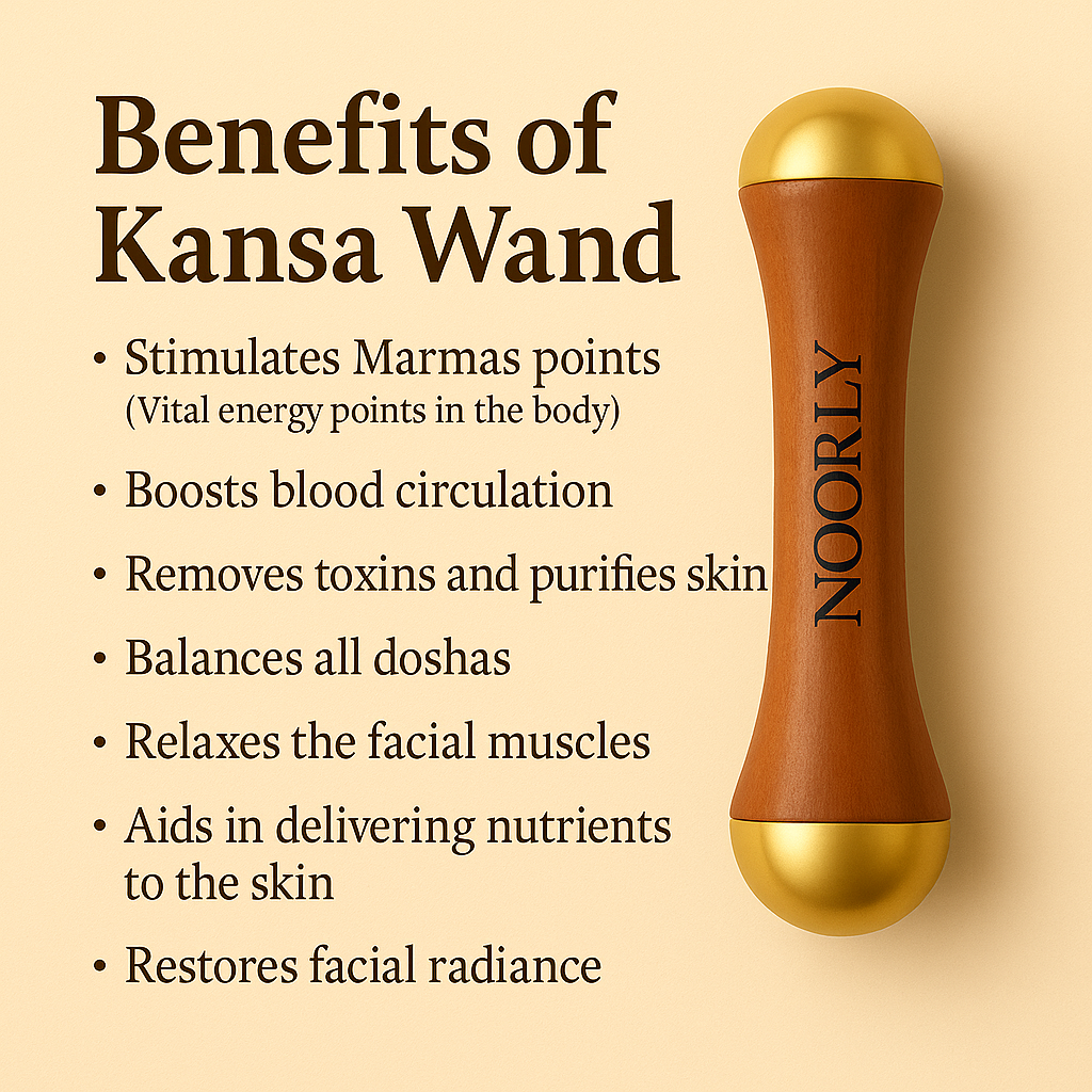 Noorly™ Ayurvedic Kansa Healing Wand